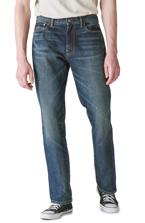 Lucky Brand 410 Athletic Fit In Point Rider in Black for Men