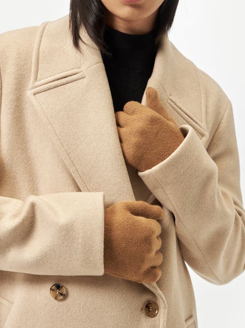 Gobi Cashmere Gloves In Almond