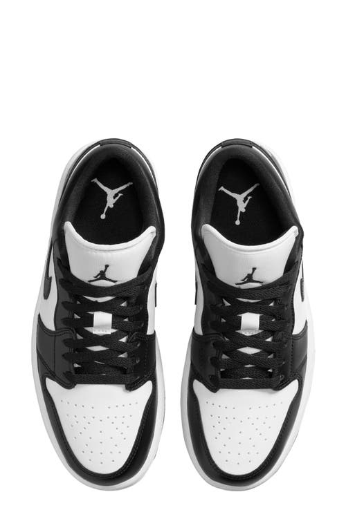 Jordan Air 1 Low Sneaker In White/black/white