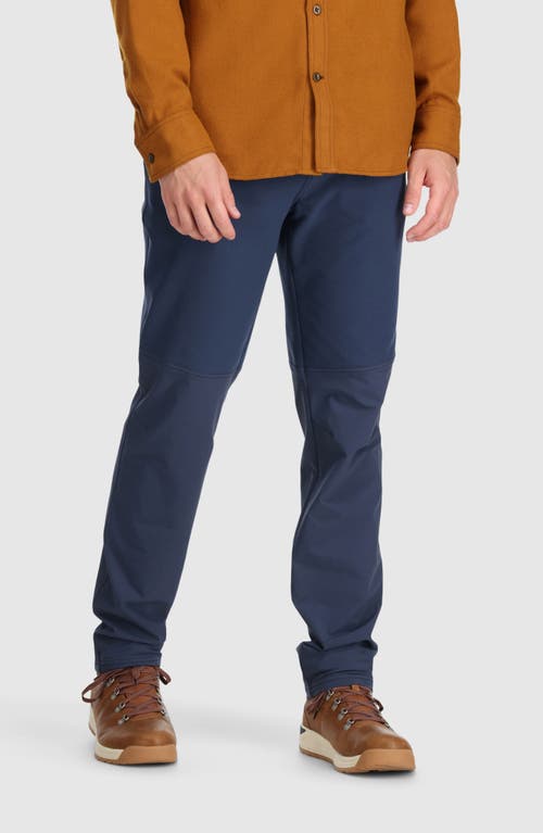 Shop Outdoor Research Fleece Lined Pants In Naval Blue