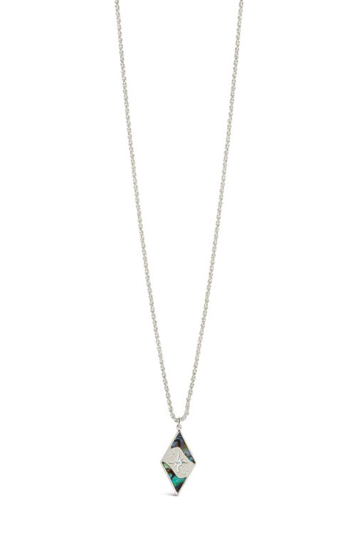 Shop Sterling Forever Galaxy Pendant Necklace In Silver