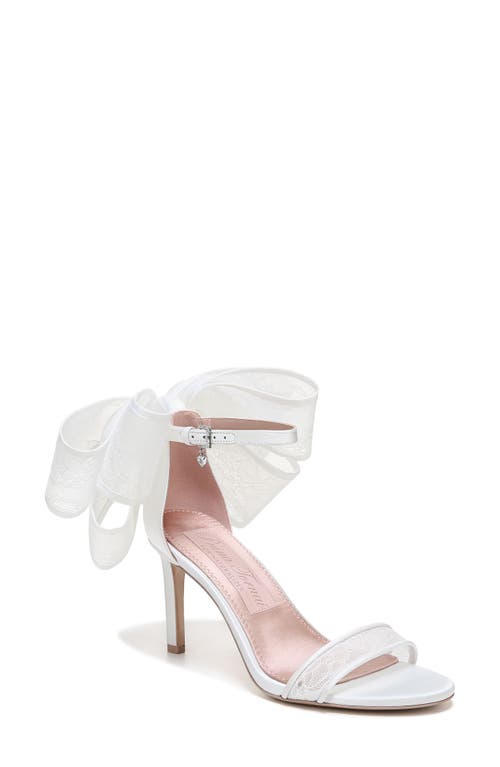 Pnina Tornai for Naturalizer Amour Ankle Strap Sandal in White Fabric at Nordstrom, Size 9.5