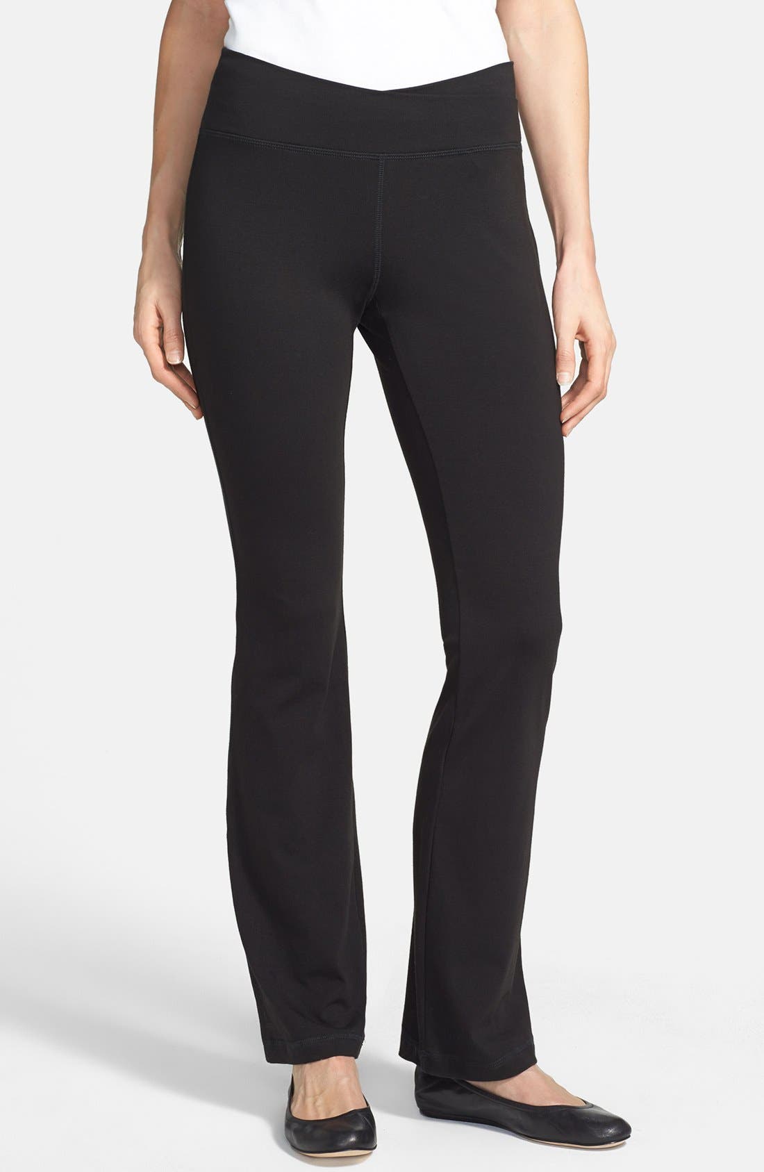 Eileen Fisher Organic Cotton Yoga Pants (Regular & Petite) Nordstrom