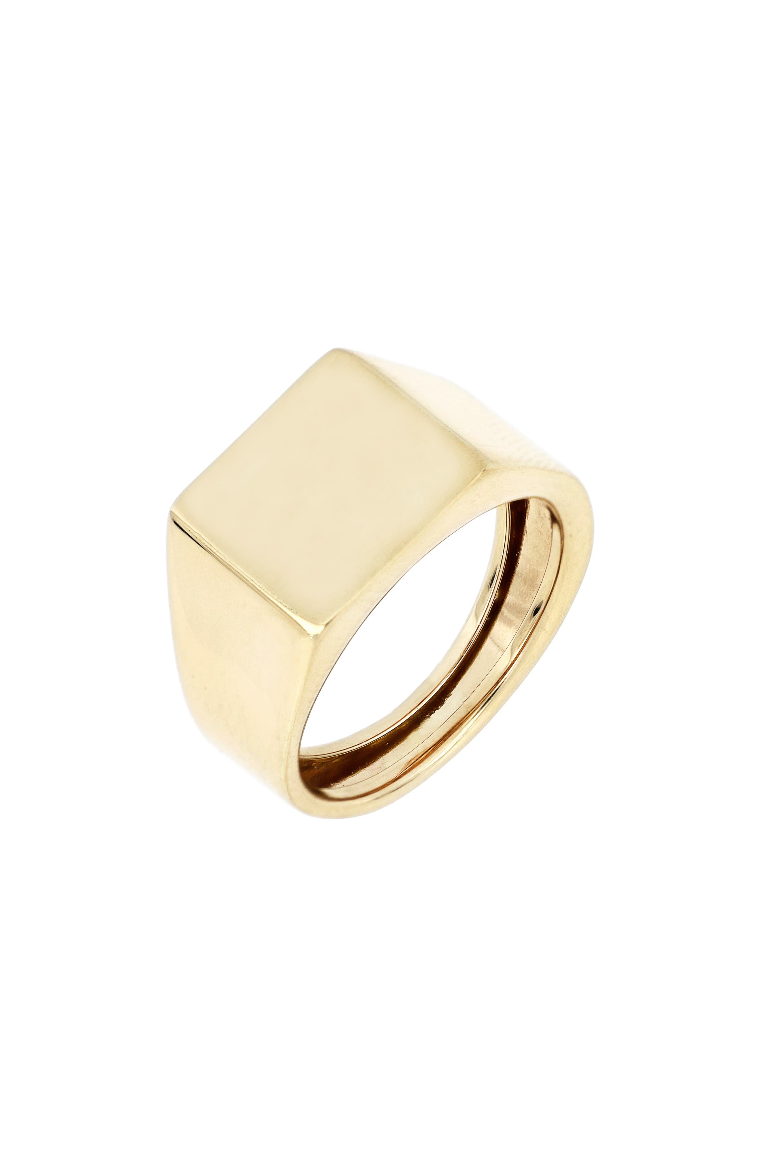 bony levy diamond signet ring