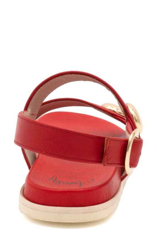 Amalfi By Rangoni Bargino Slingback Sandal In Rio Lobo Savana Gold Hardware