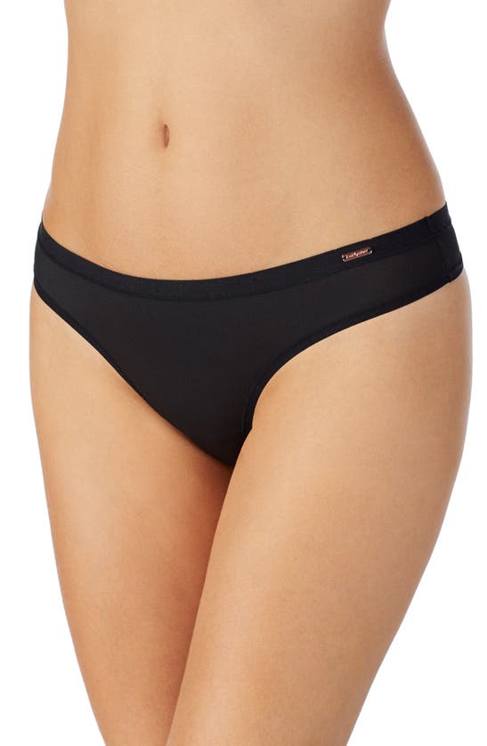 Shop Le Mystere Infinite Comfort Thong In Black