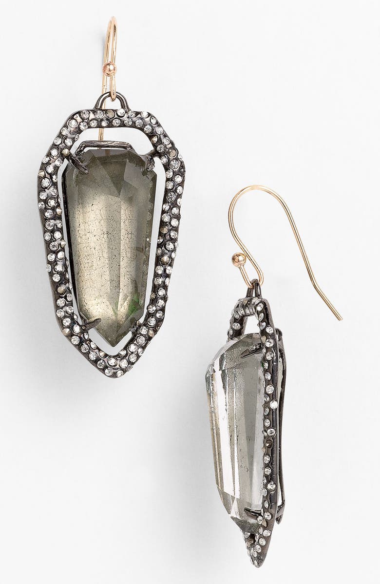 Alexis Bittar 'Miss Havisham' Crystal Encrusted Shield Earrings ...