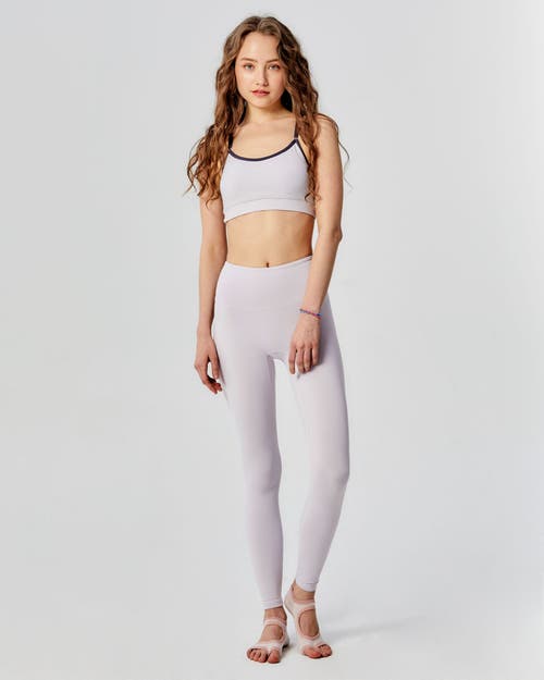 Shop Rebody Active Hybrid Cloudlux Leggings 25" High Waist In Lilac Quartz