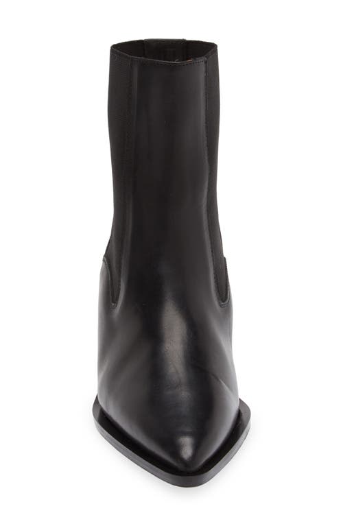 Atp Atelier Trino Pointed Toe Kitten Heel Chelsea Boot In Black