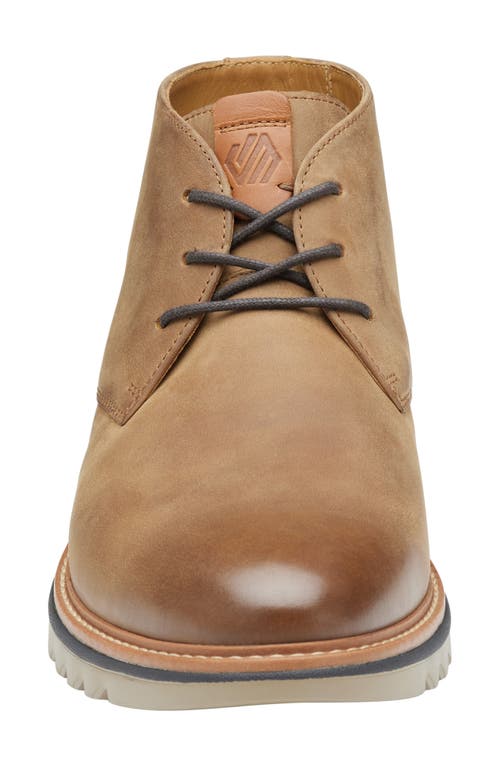 Shop Johnston & Murphy Braydon Chukka Boot In Brown Oiled Full Grain