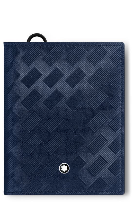 Shop Montblanc Extreme 3.0 Leather Wallet In Ink Blue