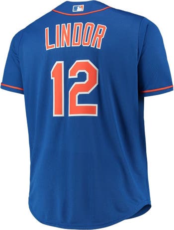 Profile Men's Francisco Lindor Royal New York Mets Big & Tall Replica Player Jersey