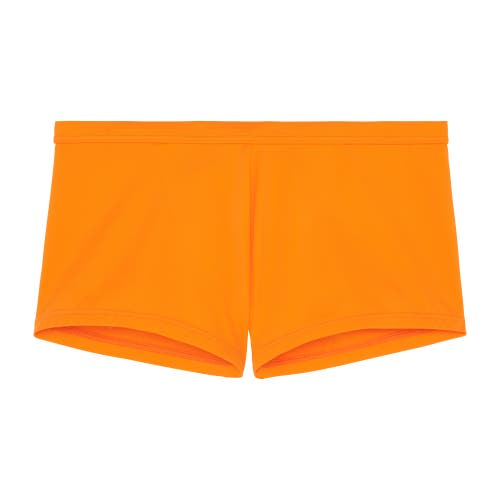 Hom Sea Life Swim Shorts In Orange