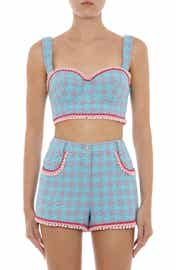 Moschino Calico Animals Bustier Top | Nordstrom Moschino Calico Animals Bustier Top | Nordstrom