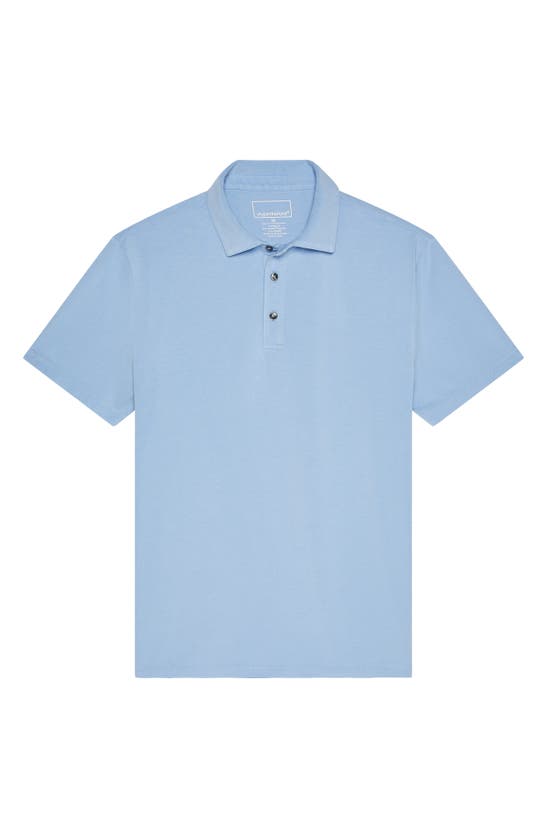 Shop Hypernatural Pinehurst Classic Fit Cotton Blend Golf Polo In Blue Jay
