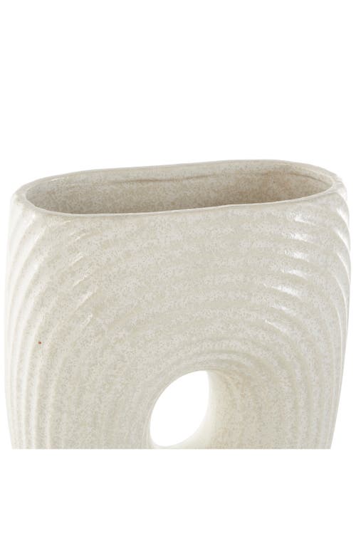 GINGER BIRCH STUDIO GINGER BIRCH STUDIO TEXTURED CERAMIC VASE