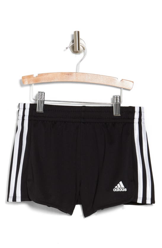 Shop Adidas Originals Kids' 3-stripes Mesh Shorts In Black