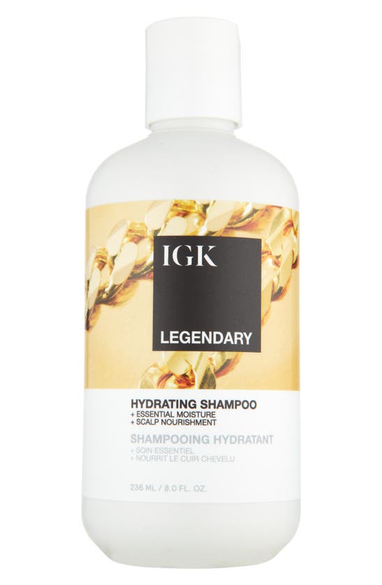 Igk Legendary Hydrating Shampoo, 8 oz In White