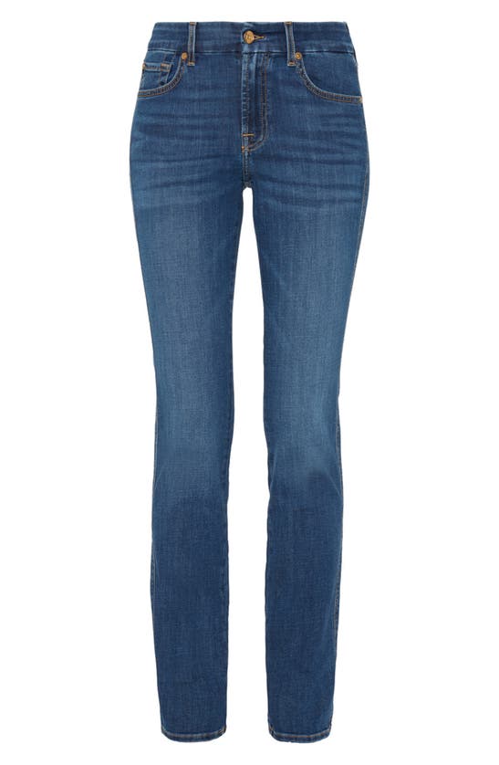 7 For All Mankind Kimmie Horizon Dark Indigo Straight Jean In Dwa