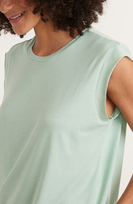 Shop Marine Layer Devin Muscle Tank In Birds Egg