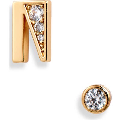 Kate Spade New York Initial Mismatched Stud Earrings