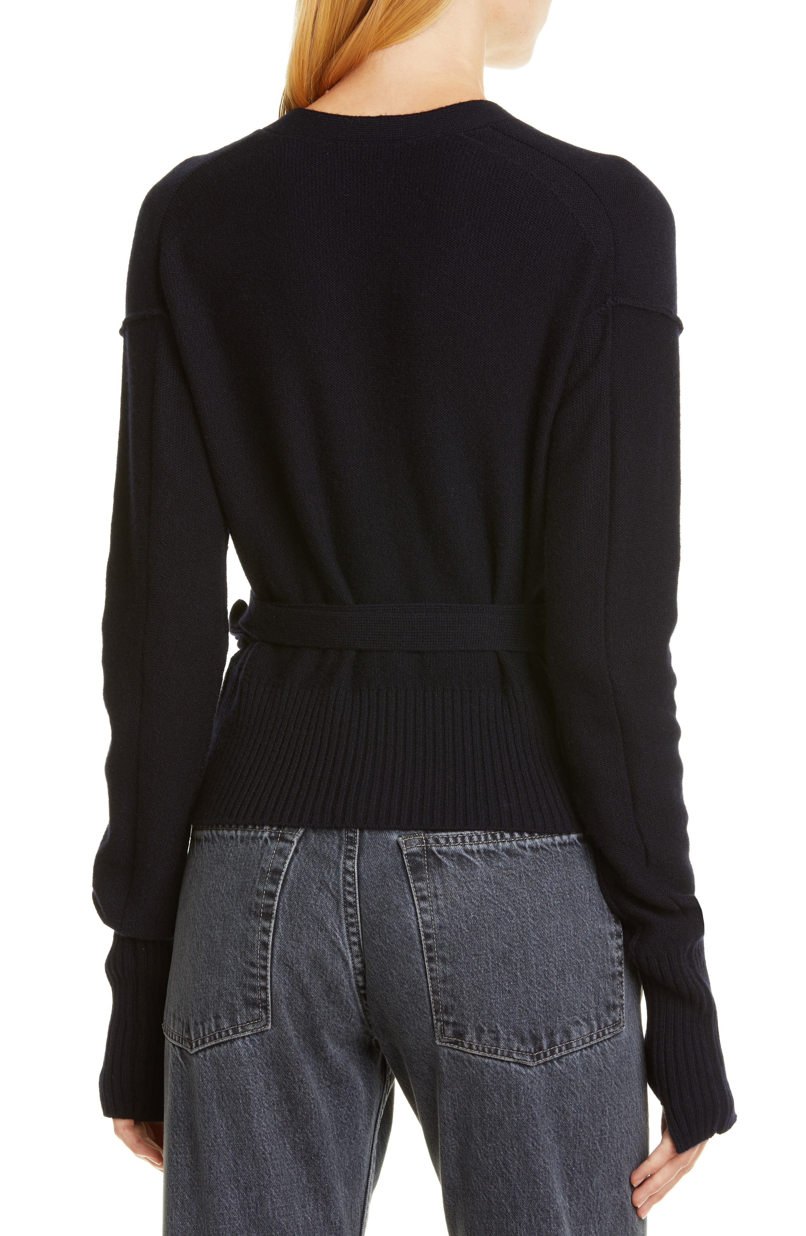 helmut lang wrap cardigan