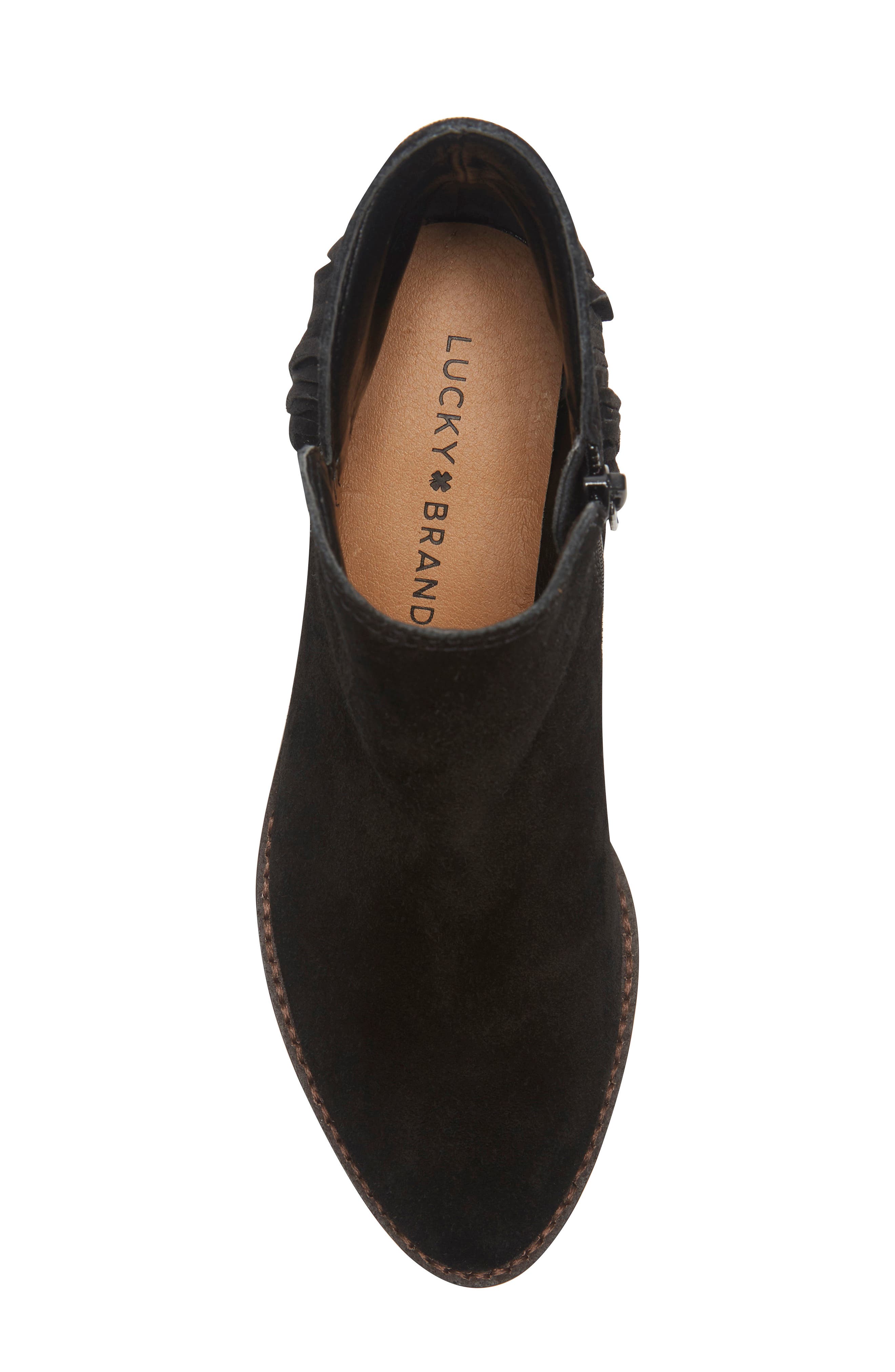 lucky brand booties with fringe