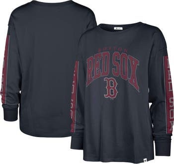 Boston Red Sox '47 Women's Statement Long Sleeve T-Shirt - Navy