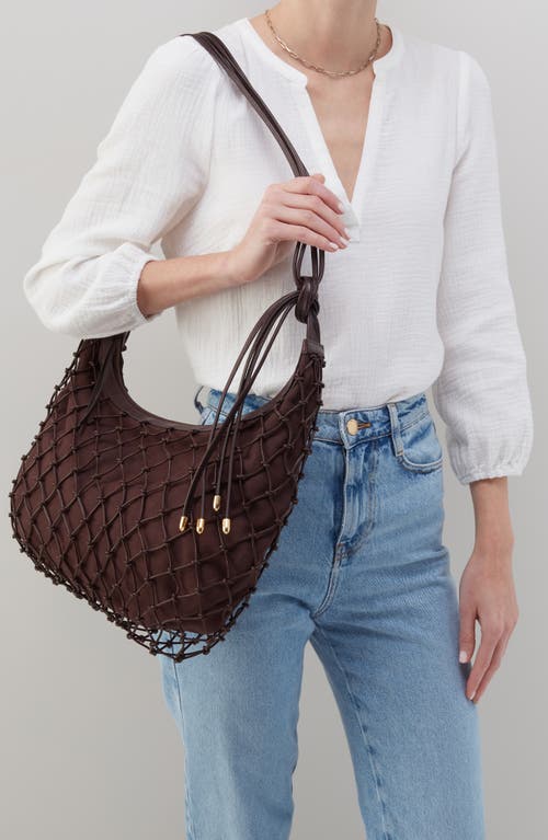 Shop Hobo Kira Shoulder Bag In Coffee