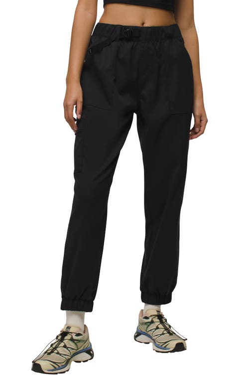 Shop Prana Stretch Zion™ Elastic Waist Joggers In Black