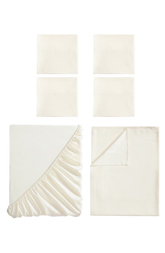Vcny Home Solid 6-piece King Sheet Set In White