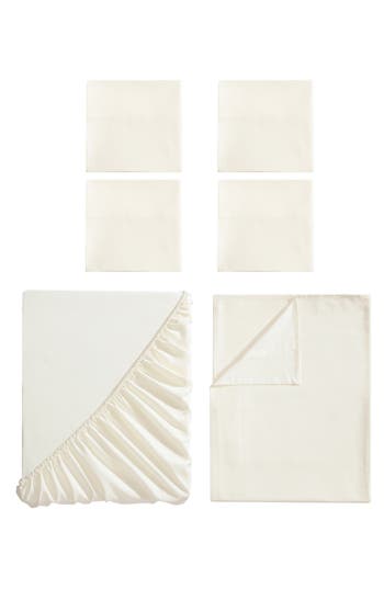 Tahari Solid 6-piece Queen Sheet Set In White