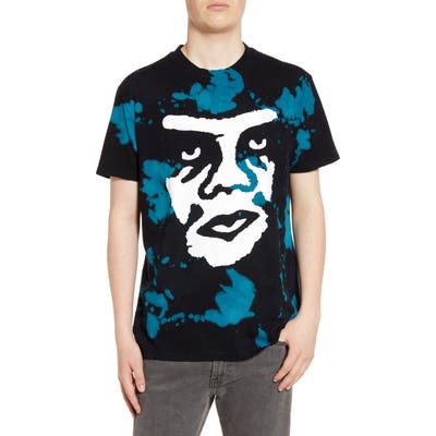 Obey The Creeper Bleach T-Shirt, Black