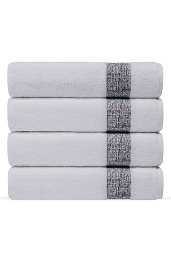 BROOKS BROTHERS BROOKS BROTHERS PERA SET OF 4 TURKISH COTTON HAND TOWELS 