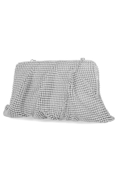 Jessica Mcclintock Lorana Clutch In Silver