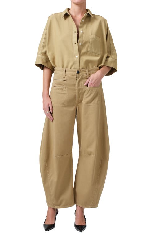 Citizen Of Humanity Citizens Of Humanity Claire Origami Twill Button-up Shirt In Heirloom