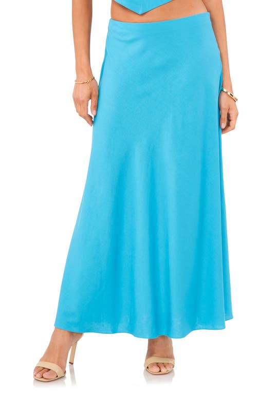 1.STATE Linen Blend Maxi Skirt Laguna Mist Blue at Nordstrom,