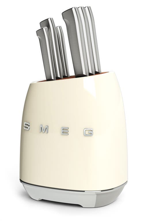 smeg Stainless Steel 6-Piece Knife Block Set in at Nordstrom