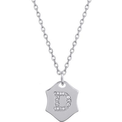Stella + Ruby Nom De Plume Initial Pendant Necklace