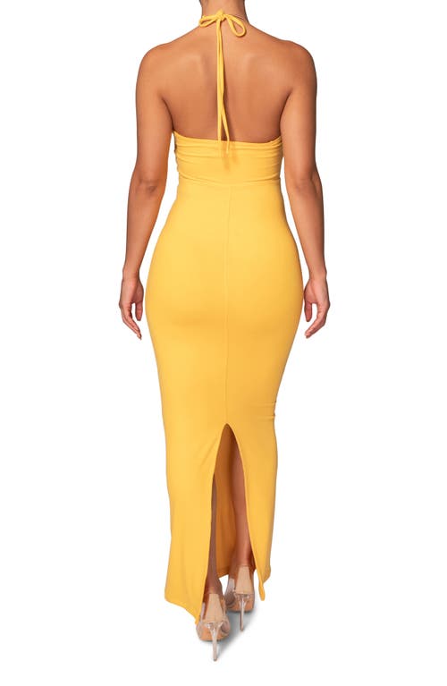 Jluxlabel Secret Bloom Maxi Dress In Yellow