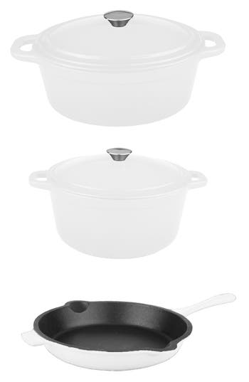 Berghoff Neo Cast Iron 5-pc. Cookware Set In White