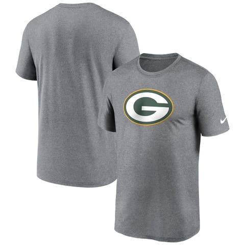 Green Bay Packers Dunbrooke Logo Maverick Thermal Henley Long Sleeve T-Shirt  - Heathered Gray