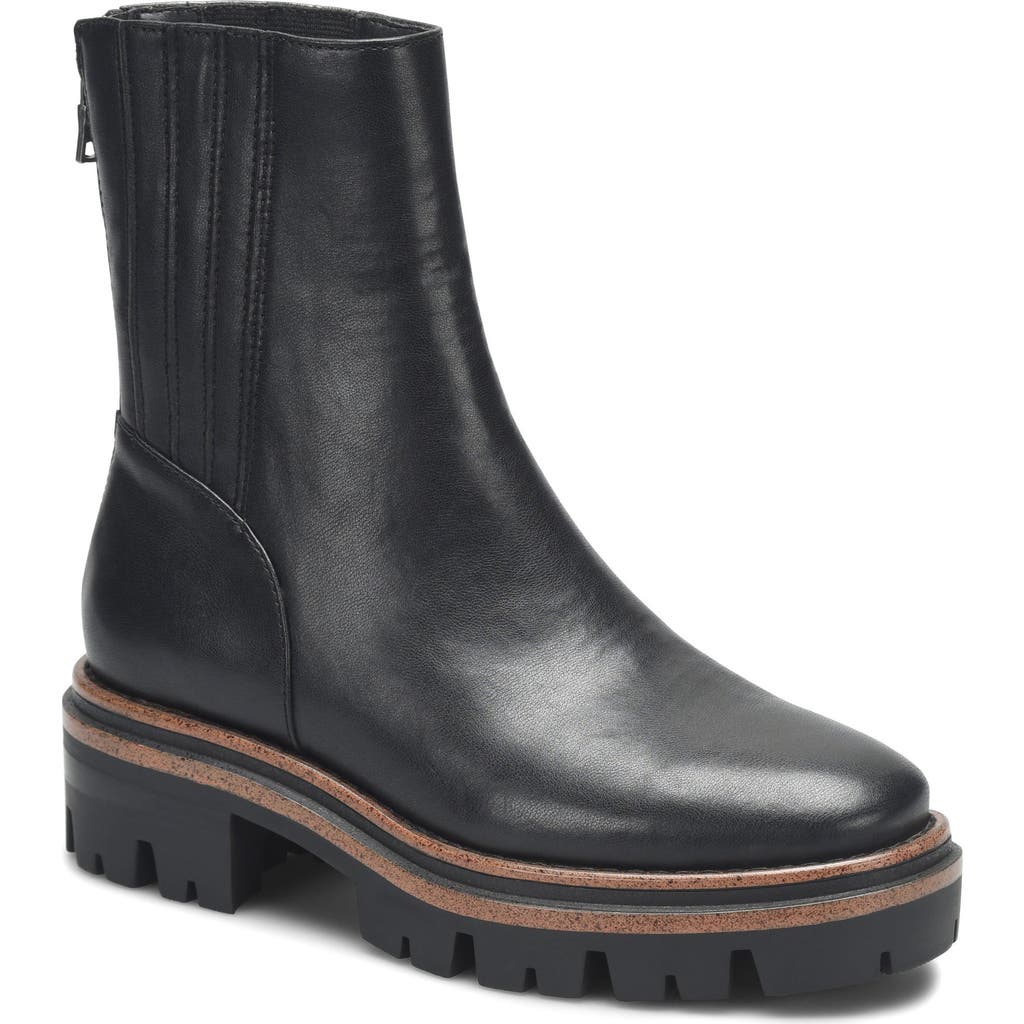 Korks Vivi Lug Sole Boot In Black