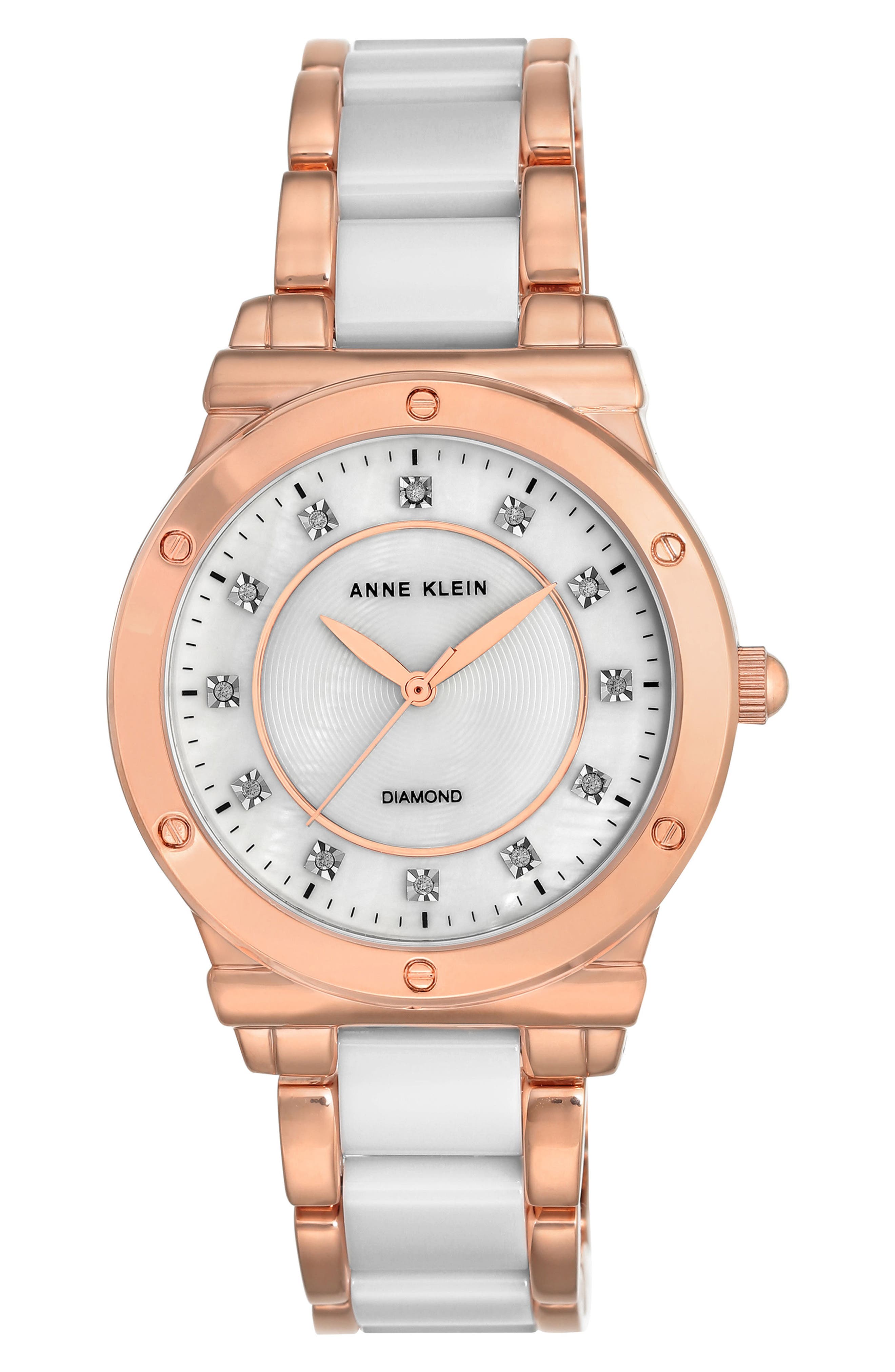 anne klein diamond watch