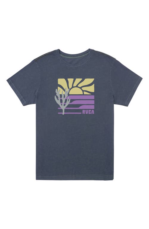 Coral Point Graphic T-Shirt in Moody Blue
