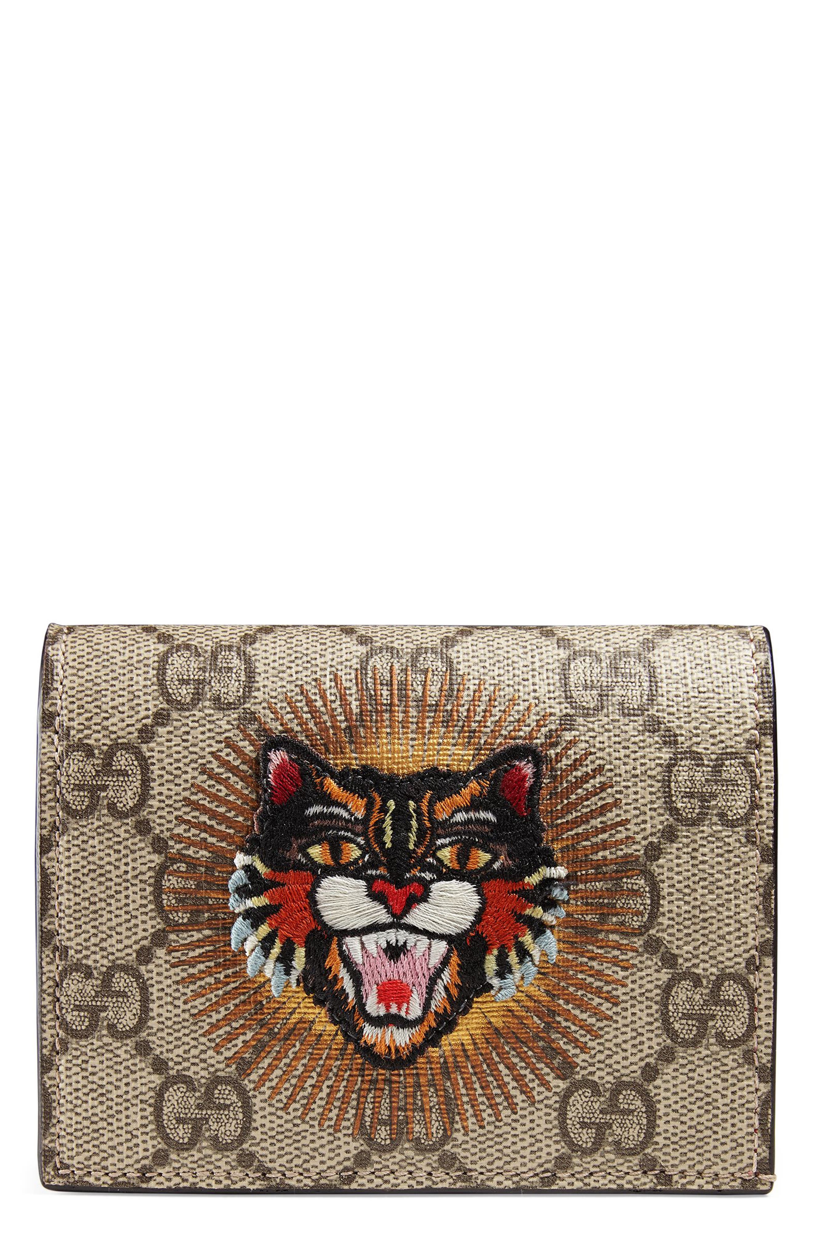 gucci angry cat clutch