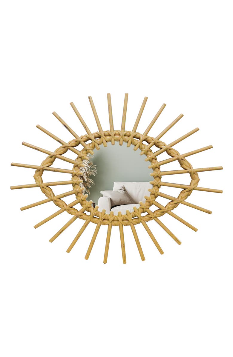 WALPLUS Rattan Eye Wall Mirror Nordstromrack