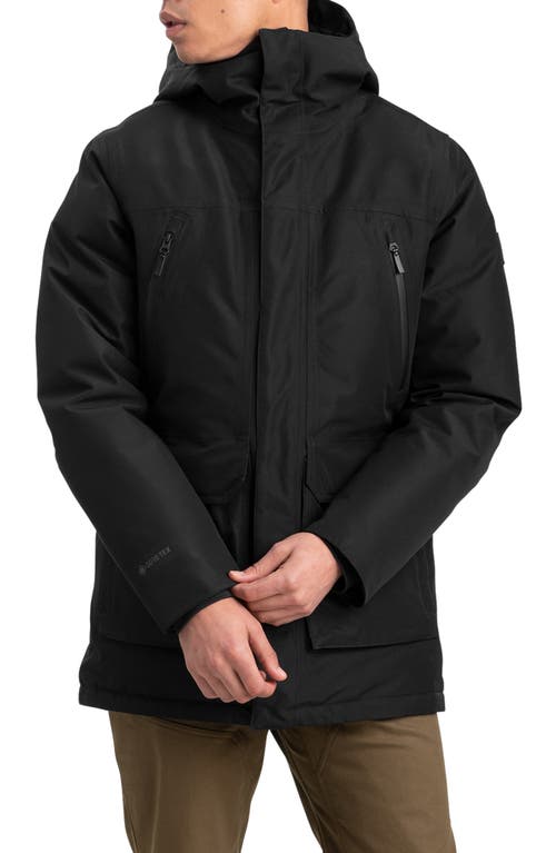 Shop Outdoor Research Stormcraft Waterproof 700 Fill Power Down Parka In Black