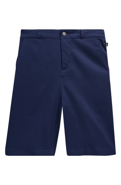 Shop Nike Kids' Flat Front Stretch Chino Skate Shorts In Midnight Navy/obsidian