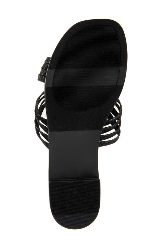 Shop Kensie Raine Knotted Slide Sandal In Black